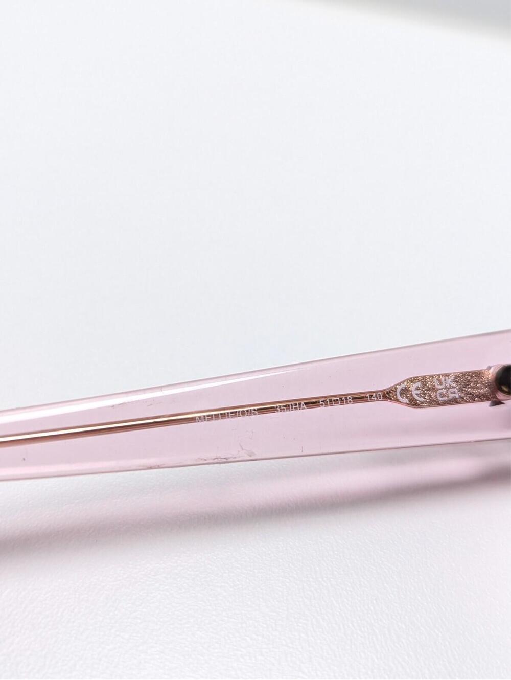 Kate Spade Mellie/O/S 35JHA Crystal Pink Cat Eye Women’s Sunglasses 51-18-140 - Picture 6 of 6